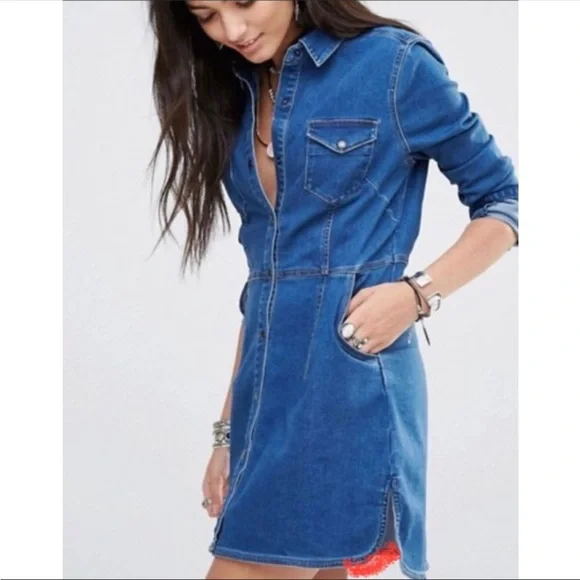 white christmas dresses DENIM DYNAMITE ROMPER – DASH OF NASH main image 0